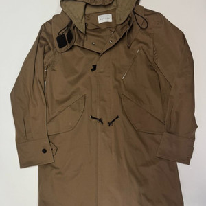 정품!! 산드로옴므 sandro 트렌치 후드 롱 자켓