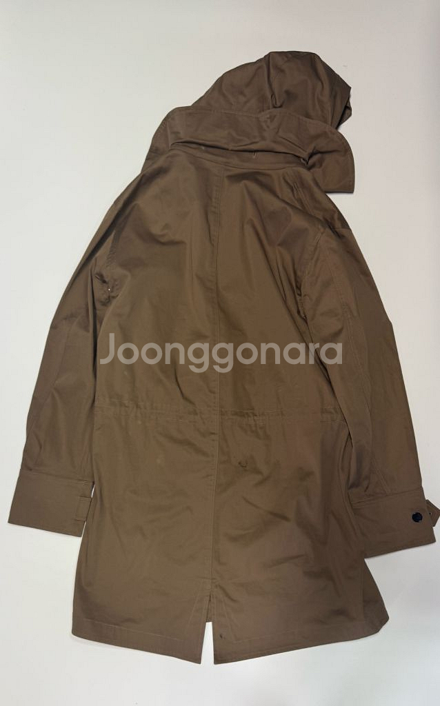 정품!! 산드로옴므 sandro 트렌치 후드 롱 자켓--1