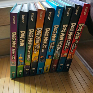 Dog Man 만화책 시리즈 9권 세트