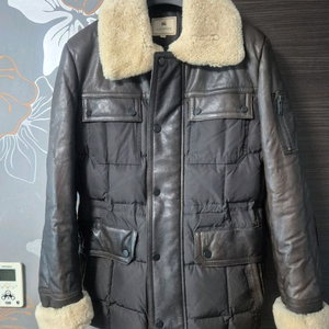 LG패션 일크로스 고급 가죽 패딩점퍼. 100사이즈