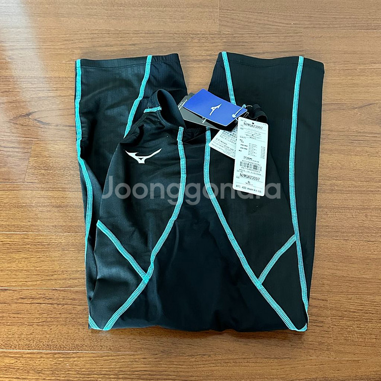 [새상품]미즈노 여성 반전신 수영복 블랙 XL--0