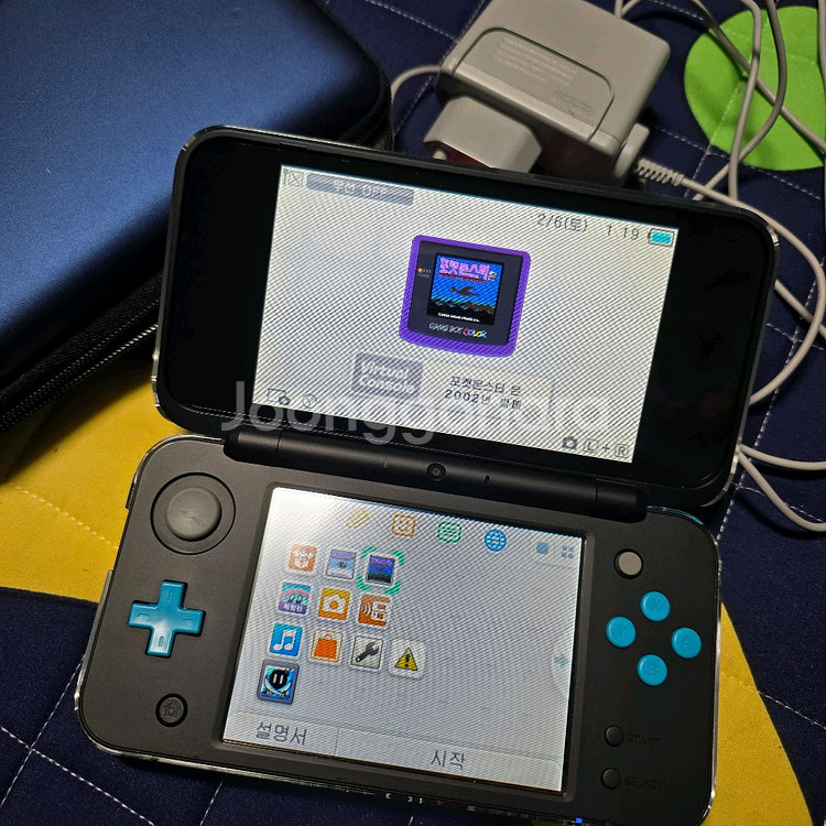 닌텐도 2DS XL 포켓몬뱅크 포켓몬스터 금 은 포함--1