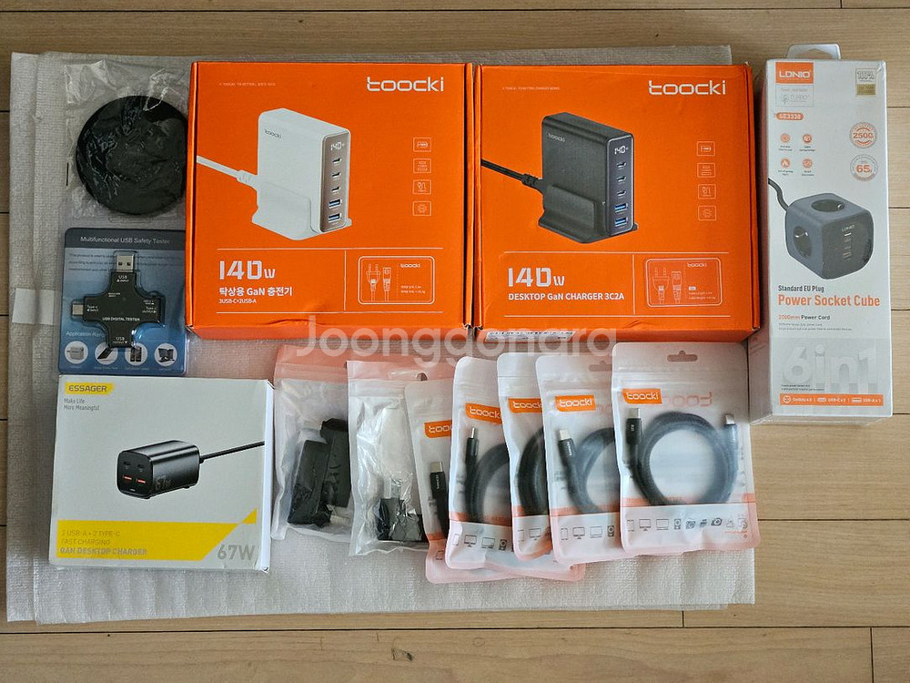 삼성 무선충전기,Toocki 140W,67W,4in1--0