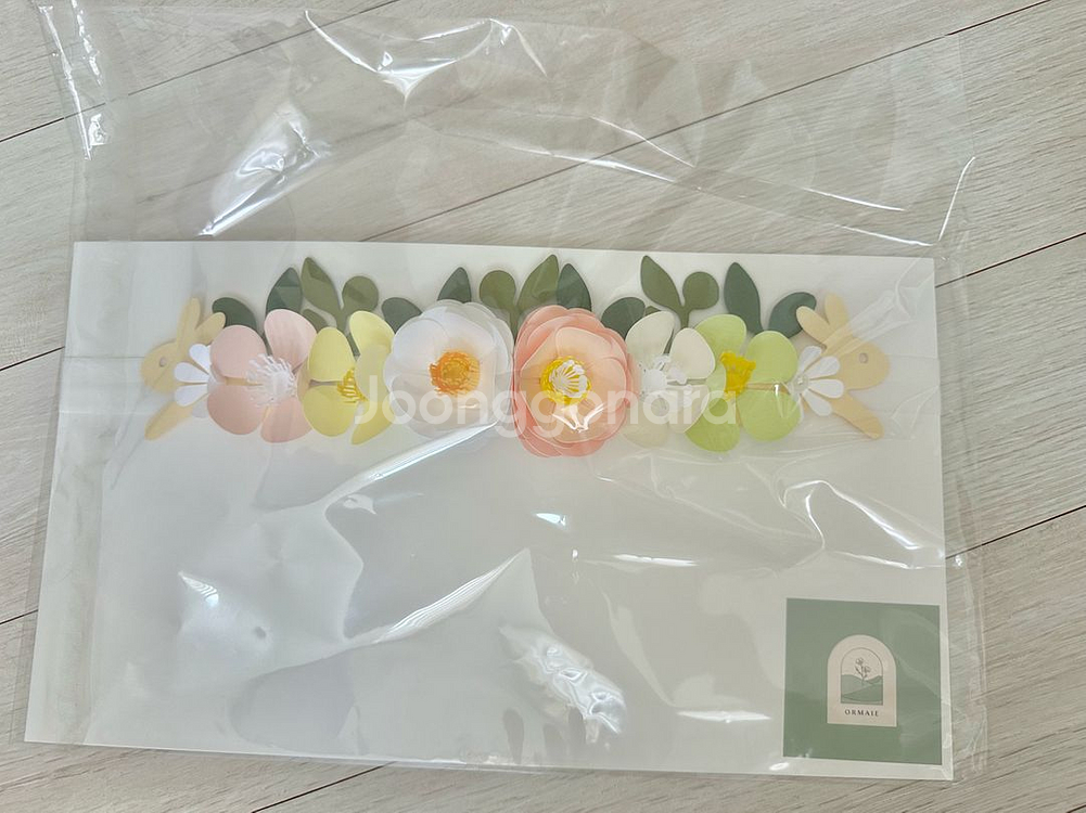 새상품급 오르메 생일파티 백일 돌잔치 아기 화관--4