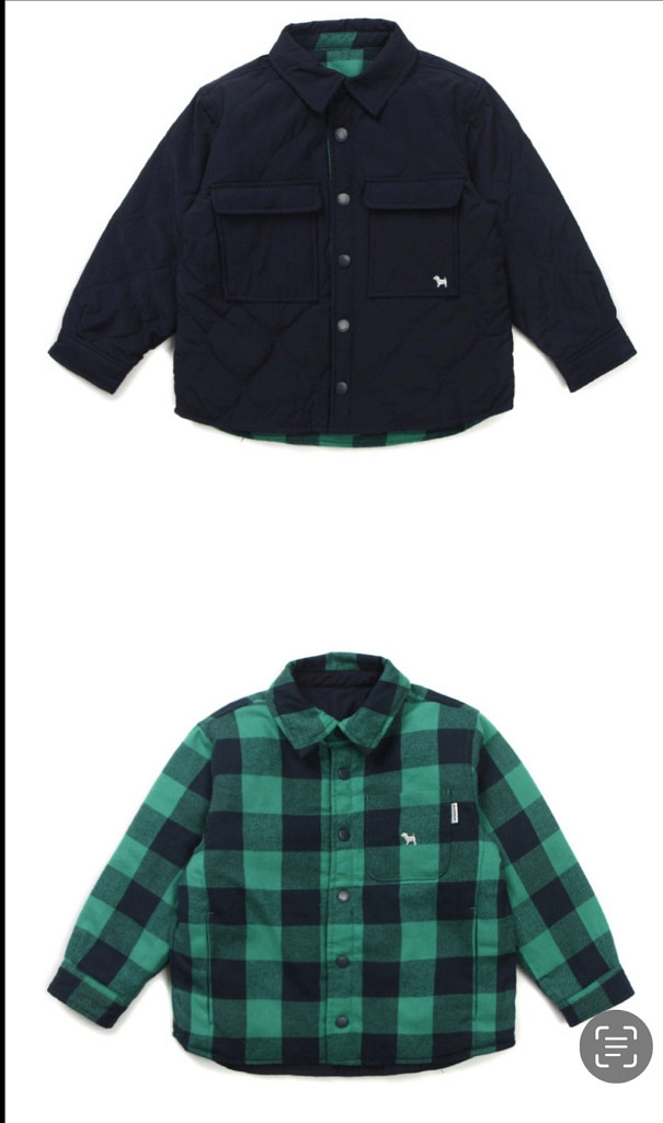 블루독 리버시블 퀄팅 자켓 145 ((일반 택포))--2