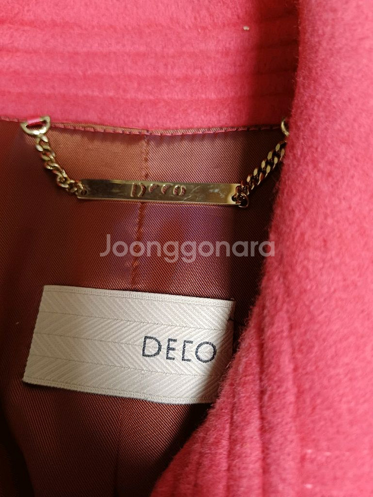 데코 앙고라모직 숏자켓55~66 더블버튼자켓--4