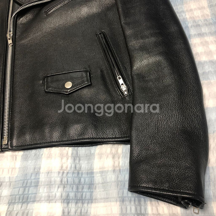 이용준 디자이너 206 옴므 염소가죽 라이더 자켓 48--3