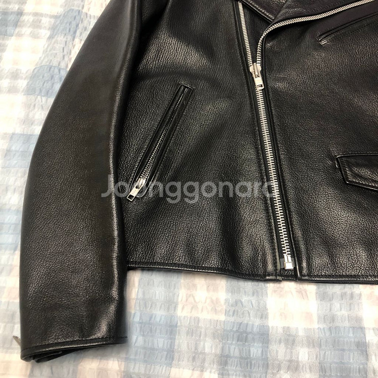 이용준 디자이너 206 옴므 염소가죽 라이더 자켓 48--2