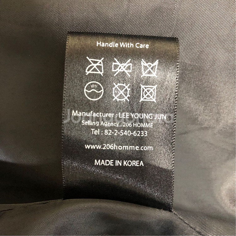 이용준 디자이너 206 옴므 염소가죽 라이더 자켓 48--9