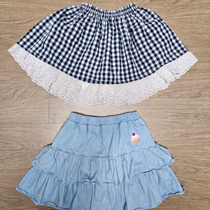 베베테일러 치마 140,150