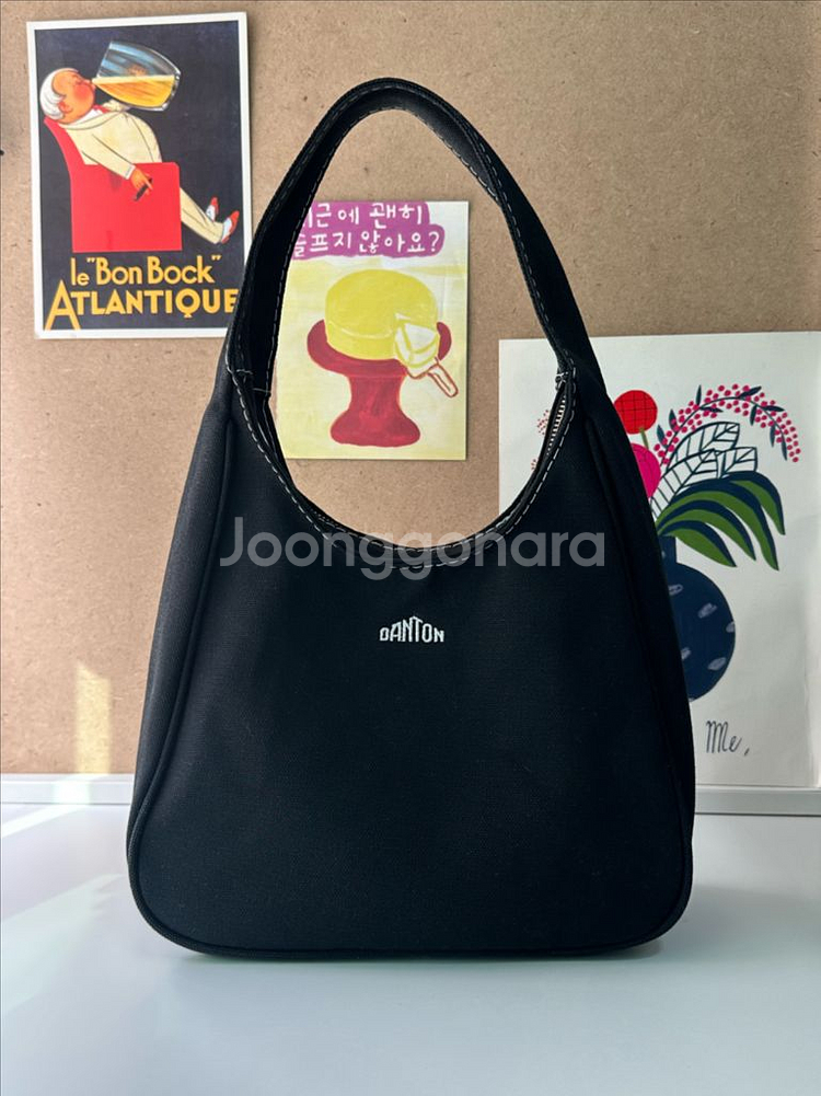 단톤 토트백 블랙--0