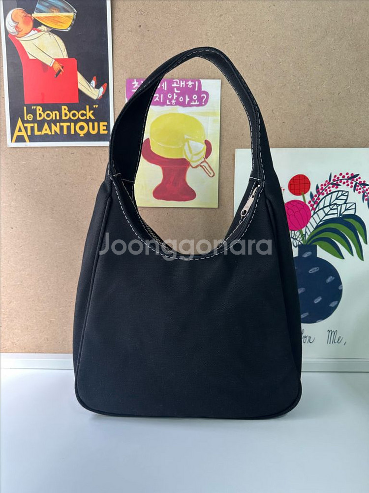 단톤 토트백 블랙--5