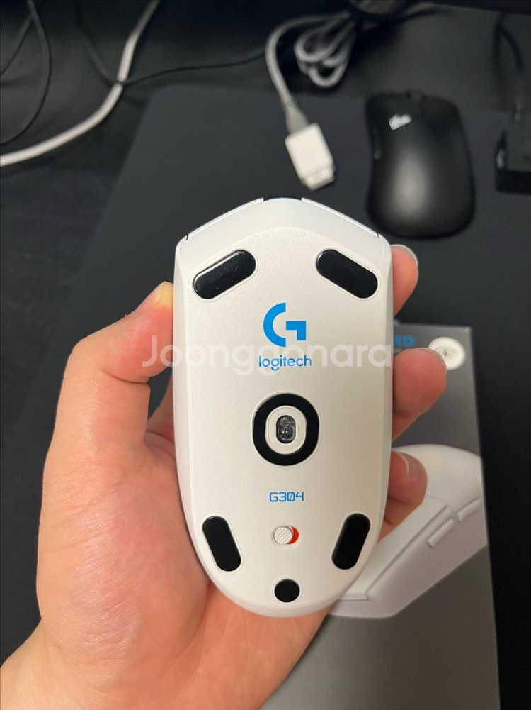 로지텍 g304 화이트 팝니다--1