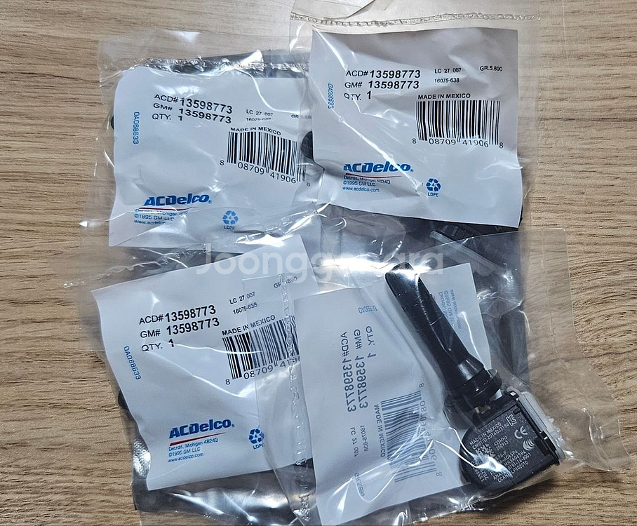 쉐보레 ACDelco 정품 TPMS 말리부,임팔라 4개--0