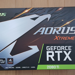 기가바이트 RTX2080TI Extreme WB 팝니다