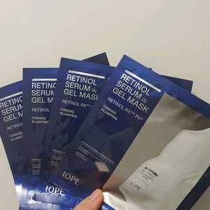 아이오페 레티놀 세럼 인 겔 마스크 총 4매 새제품