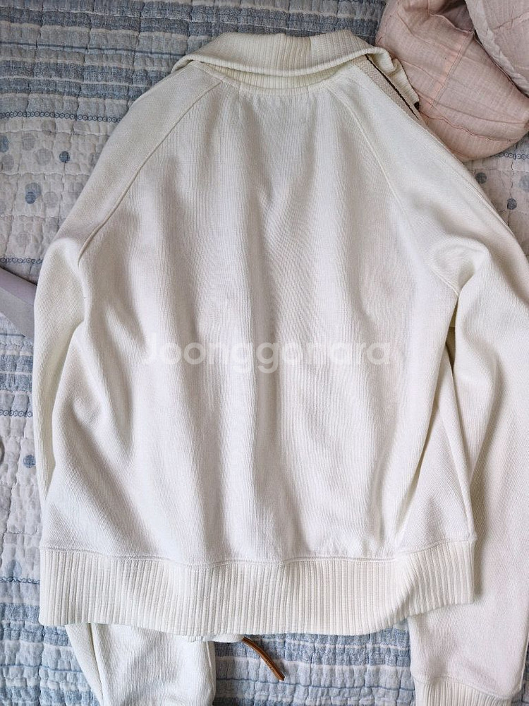 세터 트랙 집업 자켓 크림--3