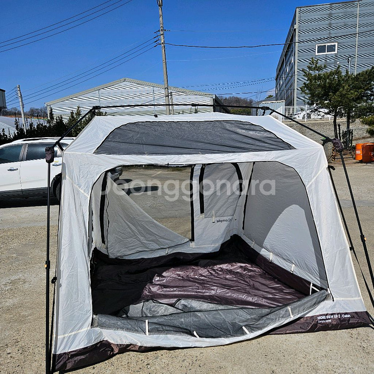 캠플 모어뷰2 캐빈 원터치 텐트 팝니다(미사용)--1