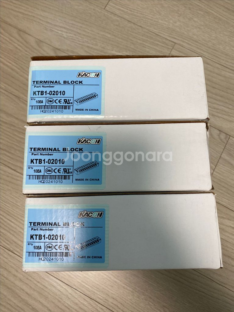 카콘 10P 고정식 터미널 단자대 KTB1-02010--0