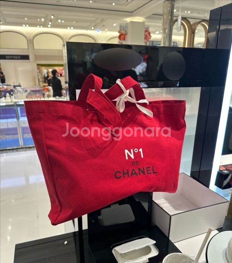 미개봉) 샤넬 뷰티 에코백 레드--0