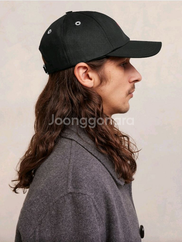 아미 하트 로고 캡 모자 볼캡 블랙--6