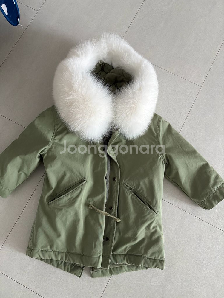 라미데일리 폭스 야상 키즈s사이즈--4