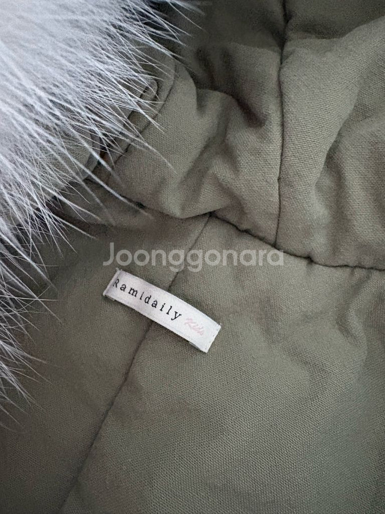 라미데일리 폭스 야상 키즈s사이즈--7