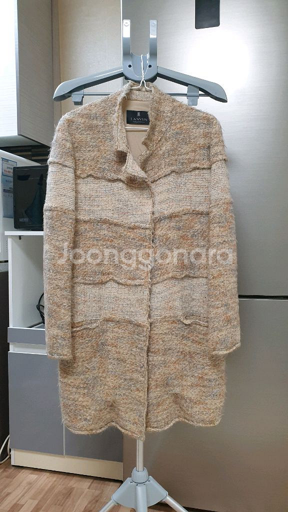 [여성66] 정품 랑방 한섬 양털 자켓 상태굿--0