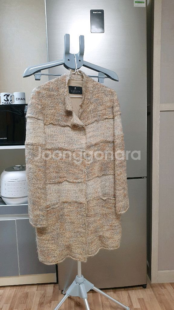 [여성66] 정품 랑방 한섬 양털 자켓 상태굿--1