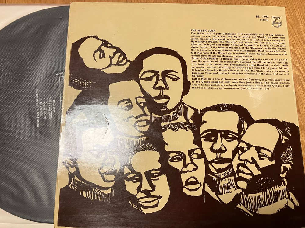 모노초반LP) 콩고 Missa Luba 레코드판 엘피 이미지