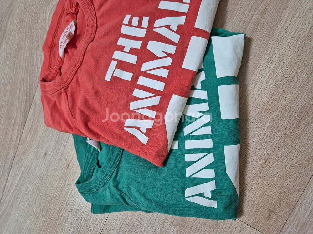 타오 숫자티 2벌 일괄 6사이즈--0