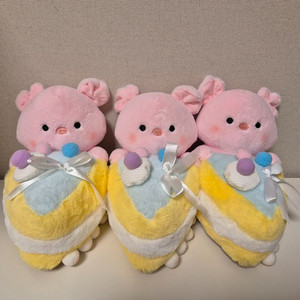 러브케이크 피그 25센티 돼지인형 이미지