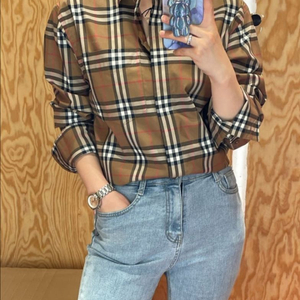 버버리 ivery 체크 셔츠