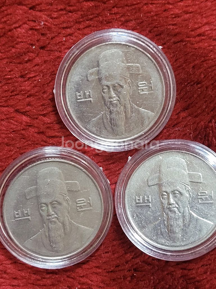 1998년 사용제 100원 3개 일괄--1