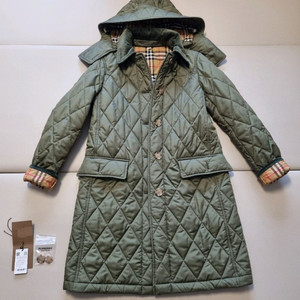 버버리 데레헴 데레햄 카키xs (소매,안감체크)