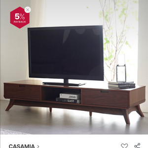 까사미아 리켓 원목 거실장 1600