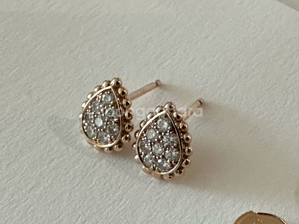 부쉐론 쎄뻥 보헴 귀걸이 XS 로즈골드--5