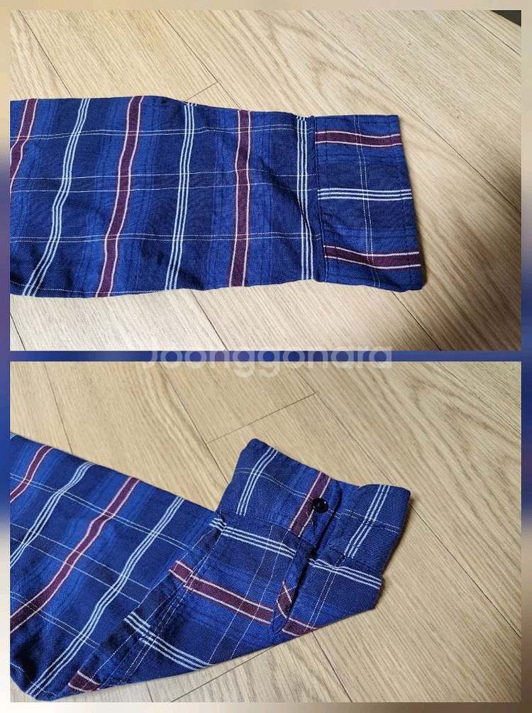 에잇세컨즈 여성 긴팔 체크셔츠 (유빈 체크셔츠)--5