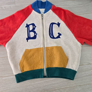 보보쇼즈 컬러블럭 집업