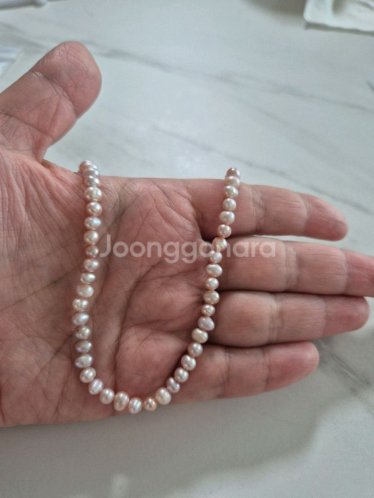담수진주목걸이--1