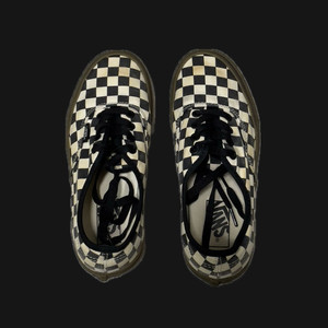 반스 어센틱 체커보드 블랙 화이트 검