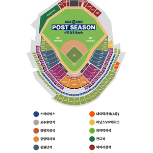 한화 vs 삼성 플레이오프 2차전 3루 내야지정석 2연
