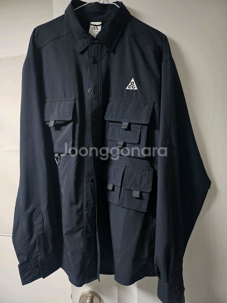 나이키 ACG 트레일 워크 셔츠 블랙 xxl--1