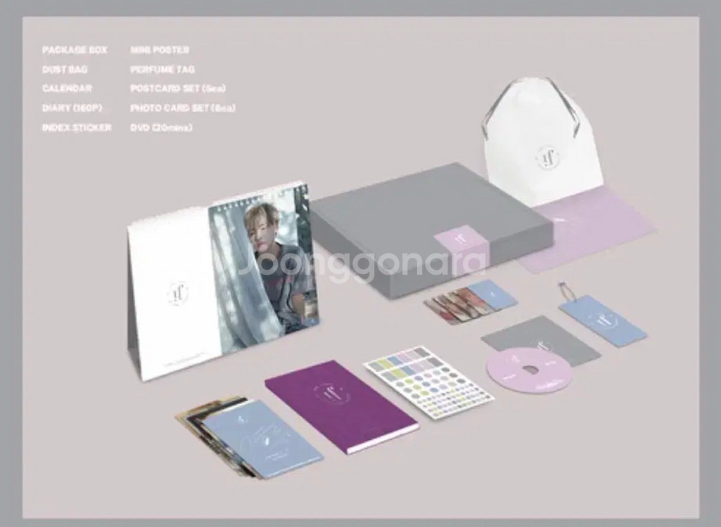 [미개봉] 박지훈 2020시그 포카포함 시즌그리팅--1