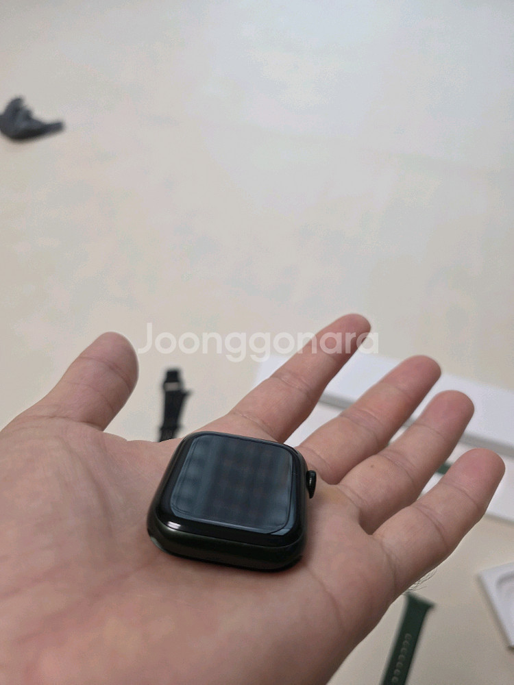 애플워치7 GPS 셀룰러 45mm 그린알루미늄--8