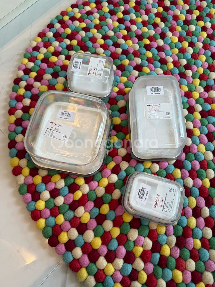 이태리 유리밀폐용기 팝니다--1