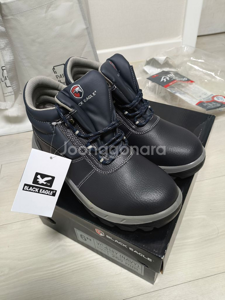 블랙이글 6인치 안전화 새상품 260 사이즈--2