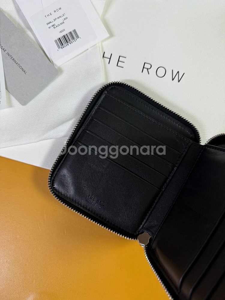 더로우 지퍼 반지갑 2025FW (블랙)--4