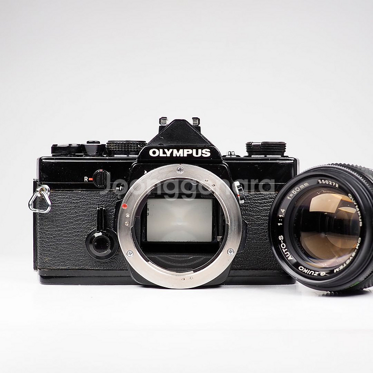 올림푸스 OM-1 블랙 + 50mm F1.4--7
