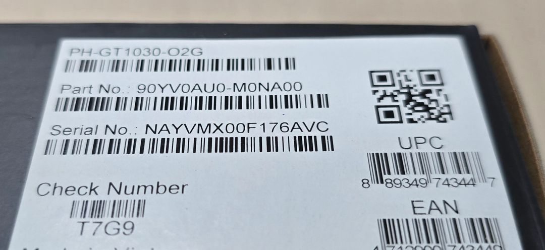 ASUS PH 지포스 GT1030 O2G D5 2GB 이미지